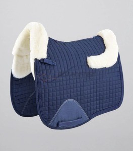 Sous-selle anglaise matelassée pour chevaux, coton doux de qualité supérieure, respirant, durable, sous-selle d'équitation personnalisable - Product Image 4