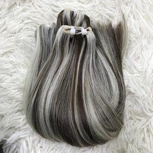 Produit de haute qualité 2024 trame cheveux raides Piano couleur paquet de cheveux vierges cheveux bruts un donneur pour les femmes - Product Image 1