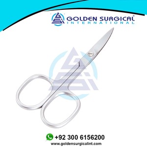 Ciseaux à ongles multifonctionnels en acier inoxydable pour cuticules, pédicure, beauté, toilettage, ciseaux courbés pour sourcils, cils, vente en gros - Product Image 4