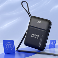 20000mAh 45W PD Pengisian Cepat Kabel Ganda Terintegrasi 4-Perangkat Layar HD Disetujui Maskapai Penerbangan Aman Power Bank OEM MH811