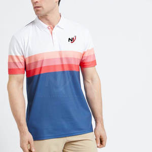 Camisas de golf OEM al por mayor camisetas de golf de talla grande con logotipo personalizado camisetas de golf de manga corta duraderas para hombre - Product Image 2