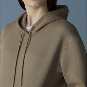 เสื้อฮู้ดผ้าคอตตอนแบบสวมศีรษะสำหรับผู้หญิงเสื้อฮู้ดดี้โอเวอร์ไซส์ระบายอากาศได้2025ล่าสุด - Product Image 4