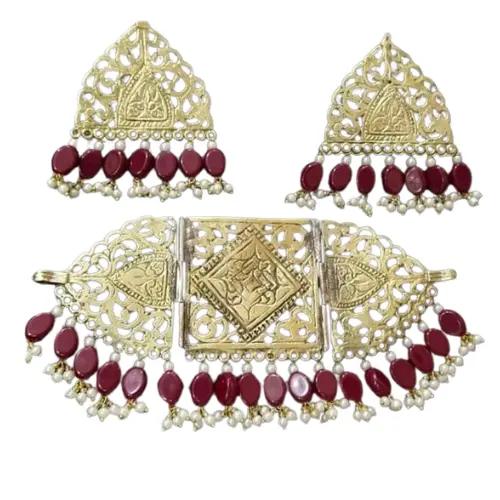 BEST QUALITY LIGHTWEIGHT AFGHAN BRIDAL JEWELRY NECKLACE SETS HOT SALE EARRING SET FOR WOMENS & GIRLS BRIDAL JEWELRY OEM ODM