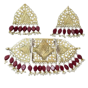 BEST QUALITY LIGHTWEIGHT AFGHAN <b>BRIDAL</b> <b>JEWELRY</b> NECKLACE <b>SETS</b> HOT SALE EARRING <b>SET</b> for WOMENS & GIRLS <b>BRIDAL</b> <b>JEWELRY</b> OEM ODM - Product Image 1