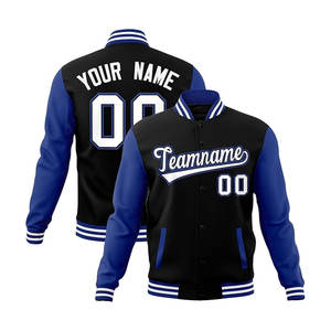 Veste universitaire pour hommes personnalisée en coton mélangé veste Letterman personnalisé cousu nom numéro saison d'hiver disponible Service OEM - Product Image 4