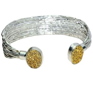 Bracelet élégant en argent sterling 925 doré de forme ovale Bijoux en argent frais Bijoux en argent Offre Spéciale - Product Image 1