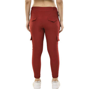 Latest Design Casual Cotton <b>Fleece</b> Sweatpants Trousers for <b>Women</b> Winter Season Outdoor <b>Jogger</b> Trousers Side Pocket Elastic Waist - Product Image 3
