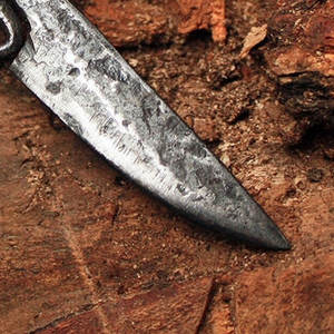 Colgantes de cuchillo de acero al carbono hechos a medida más vendidos, precio al por mayor, dijes de joyería de acero inoxidable y piedra - Product Image 3