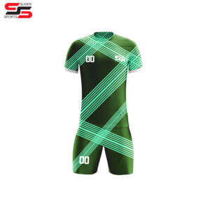 2025 Men Custom Club Soccer With Logo Sublimation Soccer Uniform Football Short Sleeve Jersey Kit Set-orange/<b>black</b> - Product Image 3