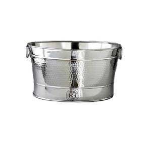 Recién llegado Cubo de hielo de metal de acero inoxidable Cerveza Vino Champán Bebidas Tinas Logotipo personalizado - Product Image 4