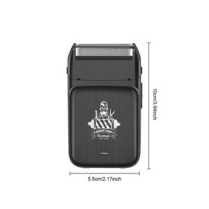 Afeitadora Eléctrica Inalámbrica para Hombre con Cuchillas Flotantes para Cara y Cuerpo, Rasuradora Rotatoria Recargable para Uso en RV - Product Image 1