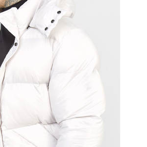 Blouson aviateur pour hommes personnalisé OEM en taille 3XL Meilleur matériau Canvas Casual Winter Wear Puffer avec col montant à capuche - Product Image 3