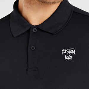 Wamaas Sports Golf de course conçu sur mesure pour polo de haute qualité 100% coton tissu d'origine-Polyester/Spandex solide haut - Product Image 3