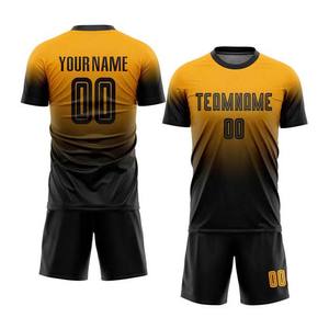 Nombre del equipo Ropa deportiva Ropa de fútbol 100% Poliéster Camiseta de manga corta y pantalones cortos Adultos Último diseño Conjuntos de uniformes de fútbol - Product Image 6
