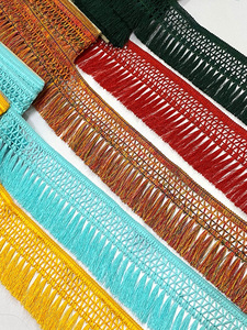 Twisted Golden <b>Tassel</b> Fringe Trimming 100% Polyester Home Textiles Accessory for Sofas <b>Cushions</b> Carpets Garments Lamps 10cm - Product Image 5