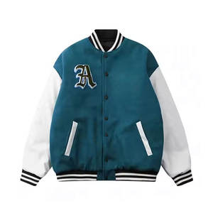 Mejor Precio Letterman Chaquetas Para Hombres Alta Calidad Algodón Lana Manga Larga Letterman Chaqueta Para Hombres - Product Image 1