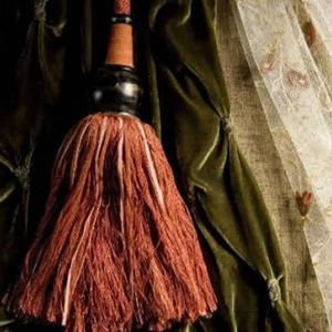 Large Tie Back Antique Wood Leather Tassel Curtain Rope <b>Tiebacks</b> Voile-drapes Holdback - Product Image 1