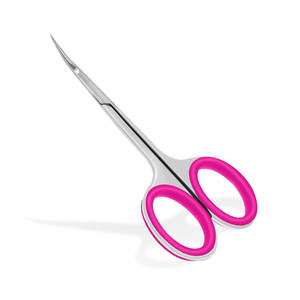 กรรไกรสปริงหนังกำพร้าสแตนเลสมืออาชีพใบมีดโค้งเครื่องมือสำหรับการตัดแต่งที่แม่นยำ - Product Image 5