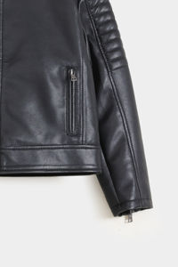 Veste en cuir pour enfants à la mode, veste élégante et chaude pour garçons et filles, vestes confortables, vente en gros, design personnalisé, imperméable - Product Image 5