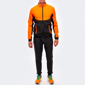 casual men's sportswear jogging tracksuits <b>zip</b> <b>up</b> training gym wear jogger windbreaker nylon breathable micro tracksuit set - Product Image 3