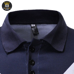 เสื้อโปโลแบบลำลองเสื้อยืดโปโลสีออกแบบได้เองโลโก้ออกแบบได้ตามต้องการ - Product Image 4