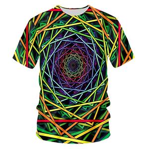 T-shirt tricoté uni 100% coton pour hommes Logo personnalisé Vêtements grande taille Motif solide - Product Image 3