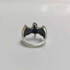 Anillo de Plata de Ley 925 con Diseño de Murciélago, Anillo de Boda Único, Envío a Todo el Mundo - Product Image 4