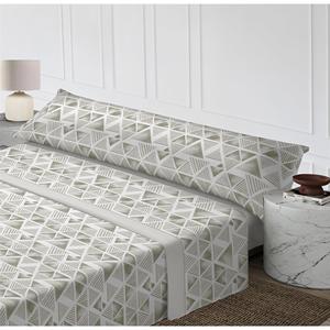 Set di Lenzuola Geometriche Moderne in 100% Poliestere, Include Lenzuolo Piatto, Lenzuolo con Angoli e Federe, Morbido al Tatto, Set Copripiumino - Product Image 3