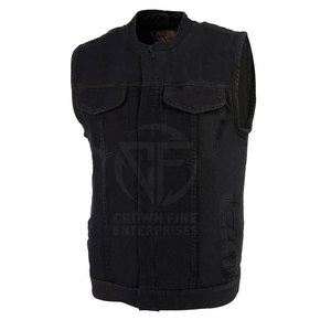 Chaleco de invierno informal de cuero de alta calidad para hombre, chaqueta de Color sólido, transpirable, sin mangas, ropa de calle, diseño personalizado para ropa exterior - Product Image 4