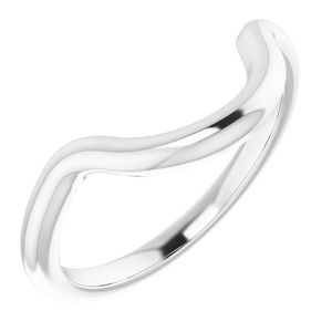 Anillo de boda Stuller de oro blanco de 14 quilates 51243:639P con 14KW - Product Image 1