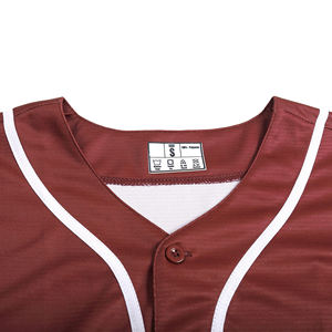 Maillot de baseball respirant et performant, tissu à séchage rapide pour entraînements intensifs, matchs compétitifs - Product Image 3