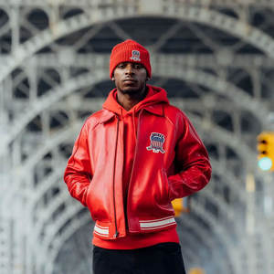 2025 tailles personnalisées meilleure vente hommes vestes en cuir sur mesure en cuir véritable avec broderie Avirex vestes - Product Image 1