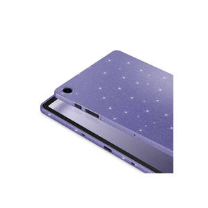 Étui de protection brillant Netzy Glitter Shiny de 11 pouces pour tablette Samsung Galaxy Tab S9 FE et iPad Pro 11, coque arrière argentée - Product Image 4