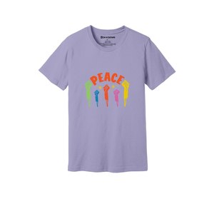 เสื้อยืดผ้าฝ้าย 100% พิมพ์ลายธีมความเมตตา น้ำหนัก 160-180 GSM มี 12 สีให้เลือก  รับออกแบบลายและตำแหน่งได้ตามต้องการ - Product Image 5