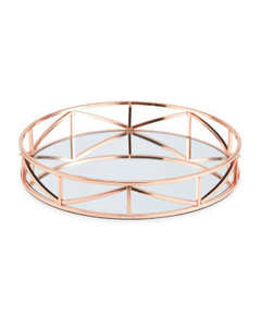 Bandeja para servir con pegatina y mango de metal dorado para restaurante, bandeja para servir comida de Navidad en venta al por mayor - Product Image 2