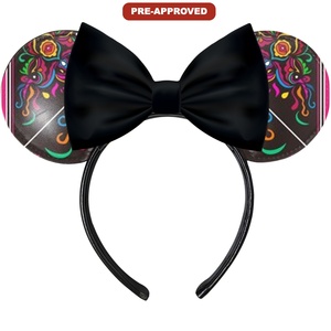Custom Factory Order Headband with Holographic Design Pre-Approval Concept <b>Mouse</b> Ears Hair Accessory Made-to-Order Accessory - Product Image 1