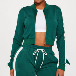 Chándal de mujer, ropa informal lisa, chándal de lana personalizado de alta calidad para mujer, chándal deportivo de lujo de talla grande, conjuntos de dos piezas - Product Image 1