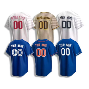 OEM 2024 Sublimación personalizada de secado rápido Hombres Béisbol Jersey Uniforme Camisas Softball Jersey Conjuntos cosidos Venta al por mayor Ropa deportiva - Product Image 1