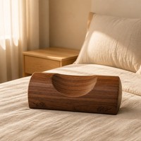 Oreiller cervical en bois naturel, soutien ergonomique pour le cou, soulagement des douleurs cervicales, pour la maison et la chambre