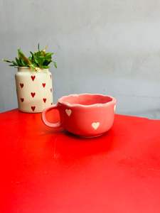 ชุดถ้วยชาพิมพ์ลายหัวใจแก้วกาแฟนมชุดแก้วกาแฟเซรามิกสำหรับใช้ในชีวิตประจำวันของตกแต่งบ้านในราคาโรงงาน - Product Image 2