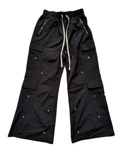 Pantalones Cargo de Nylon para Hombre, Pantalones Cortavientos Holgados con 8 Bolsillos, Pantalones Cargo Tácticos con Remaches, Logotipo Personalizado - Product Image 1