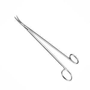 Ciseaux chirurgicaux en acier métallique à manivelle manuelle sur mesure, finition polie, lame incurvée, instruments chirurgicaux de base - Product Image 1