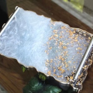 Resin <b>Decorative</b> Tray in Multiple Colors Rectangle Home <b>Decor</b> Resin Tray High Quality - Product Image 4