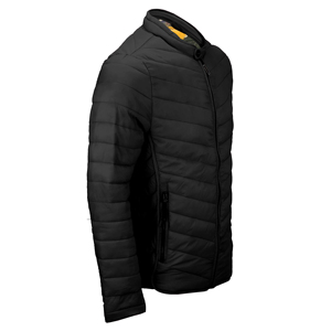 Veste matelassée légère à col montant pour homme, coupe ajustée |   Personnalisable, doux, chaud, coupe-vent, respirant, pour l'extérieur en hiver - Product Image 4