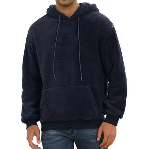 HIGH quality <b>hoodies</b> <b>Sherpa</b> Heavy Weight <b>Men</b> <b>Hoodies</b> Wholesale <b>Men's</b> Breathable Long Sleeve Teddy Fleece <b>Hoodies</b> FOR SALE - Product Image 3