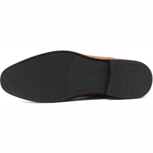 รองเท้าหนังกันลื่นสำหรับผู้ชายกันลื่นใส่กลางแจ้งสีพื้น - Product Image 4