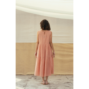 Vestido Casual VIDYA de Algodón y Seda para Mujer, Transpirable, Cintura Impero, Elegante, Corto hasta la Rodilla, Moderno, Talla Única - Product Image 3