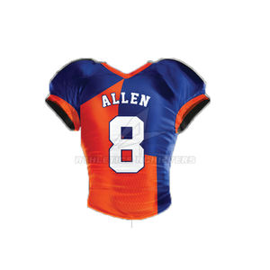 Uniforme de fútbol americano de manga corta para adultos Equipo de equipo transpirable de alta calidad en stock con MOQ bajo - Product Image 5