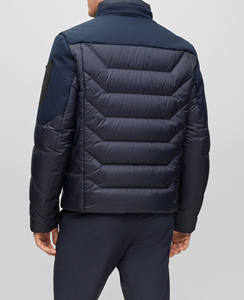 Chaqueta de Invierno de Lujo para Hombre, Corta, Acolchada, con Cremallera, Estilo Burbuja, Fabricante Personalizado - Product Image 2