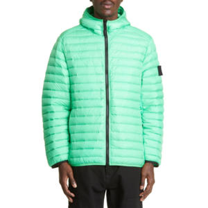 Vêtements en gros Vestes en peluche d'hiver pour hommes Streetwear à bulles zippées avec motif de lettres personnalisées - Product Image 1